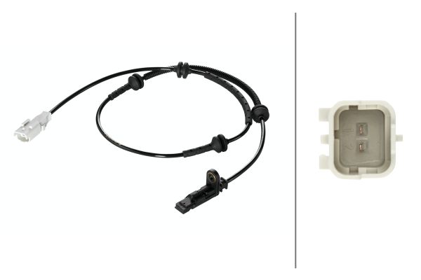 Датчик, кількість обертів колеса   6PU 012 039-931   HELLA