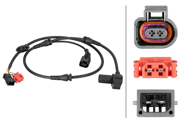 Датчик, частота вращения колеса, HELLA 6PU 012 806-841 Датчик, частота вращения колеса, HELLA 6PU 012 806-841