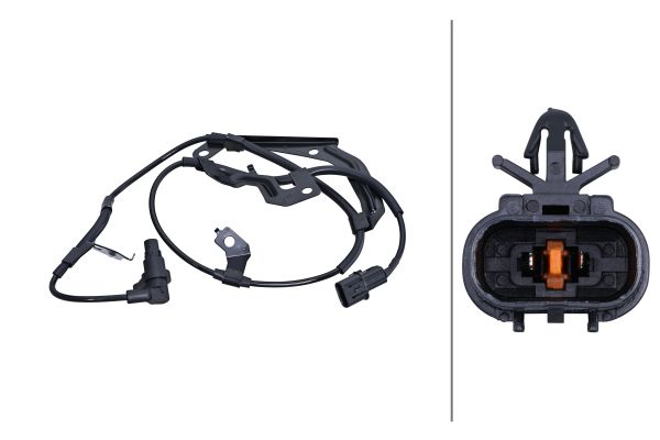 Датчик, кількість обертів колеса   6PU 230 048-891   HELLA