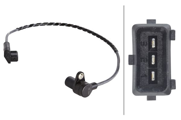 Імпульсний датчик, колінчатий вал   6PU 009 110-531   HELLA