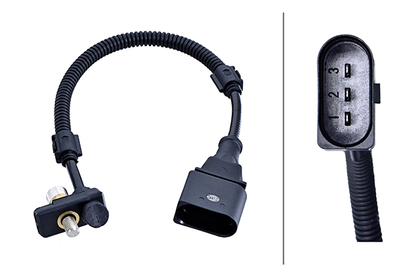 Імпульсний датчик, колінчатий вал   6PU 009 168-761   HELLA