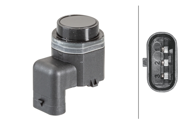 Датчик, система помощи при парковке   6PX 358 141-081   HELLA