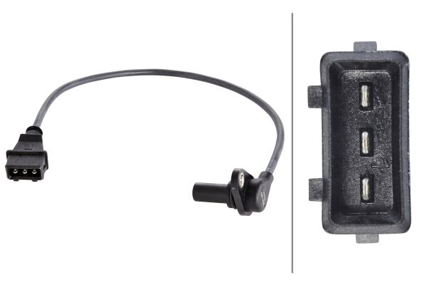 Датчик, швидкість/кількість обертів, HELLA 6PU 009 145-041 Датчик, швидкість/кількість обертів, HELLA 6PU 009 145-041