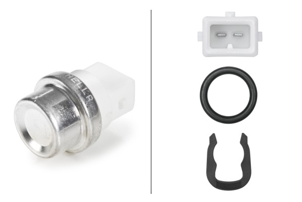 Датчик, температура охолоджувальної рідини   6PT 009 107-601   HELLA