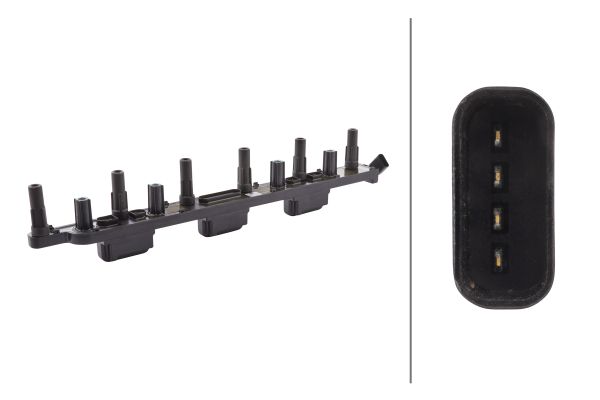 Котушка запалювання   5DA 230 035-491   HELLA