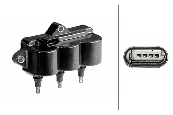 Катушка зажигания   5DA 358 168-661   HELLA