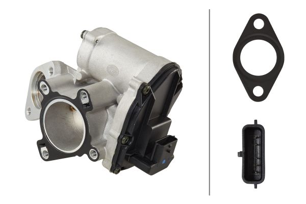 Клапан системи рециркуляції ВГ, HELLA 6NU 014 864-101 Клапан системи рециркуляції ВГ, HELLA 6NU 014 864-101