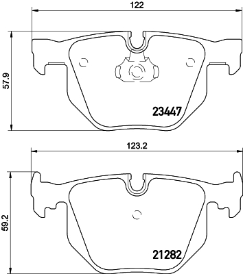 Комплект гальмівних накладок, дискове гальмо, HELLA 8DB 355 009-331 Комплект гальмівних накладок, дискове гальмо, HELLA 8DB 355 009-331