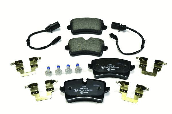 Комплект гальмівних накладок, дискове гальмо 8DB 355 016-011 HELLA #1