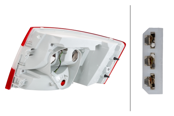 Задній ліхтар 2SK 012 883-051 HELLA #1