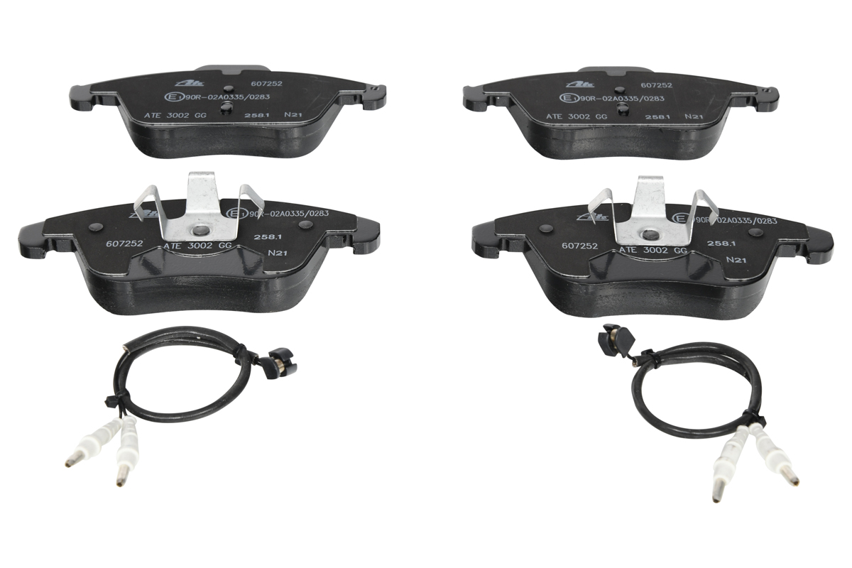 Комплект гальмівних накладок, дискове гальмо 13.0460-7252.2 ATE #1