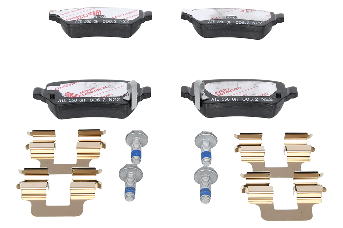 Комплект гальмівних накладок, дискове гальмо 13.0470-2868.2 ATE #1