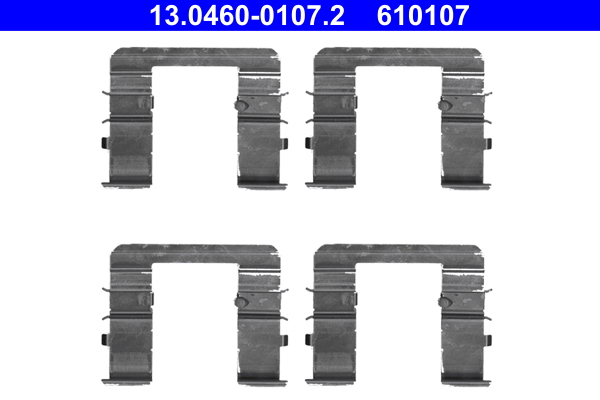 Комплектующие, колодки дискового тормоза   13.0460-0107.2   ATE