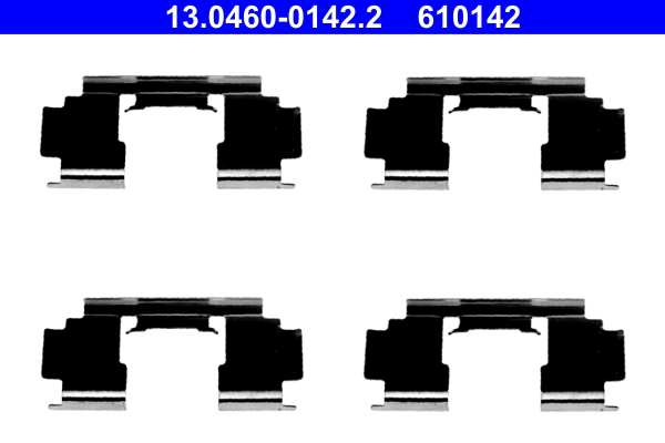 Комплектующие, колодки дискового тормоза   13.0460-0142.2   ATE