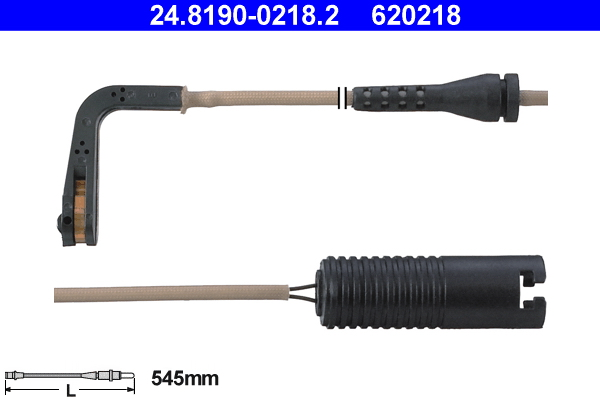 Конт. попер. сигналу, знос гальм. накл.   24.8190-0218.2   ATE