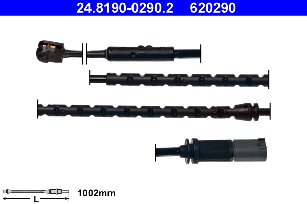 Конт. попер. сигналу, знос гальм. накл.   24.8190-0290.2   ATE