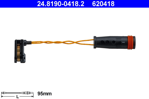 Конт. попер. сигналу, знос гальм. накл.   24.8190-0418.2   ATE