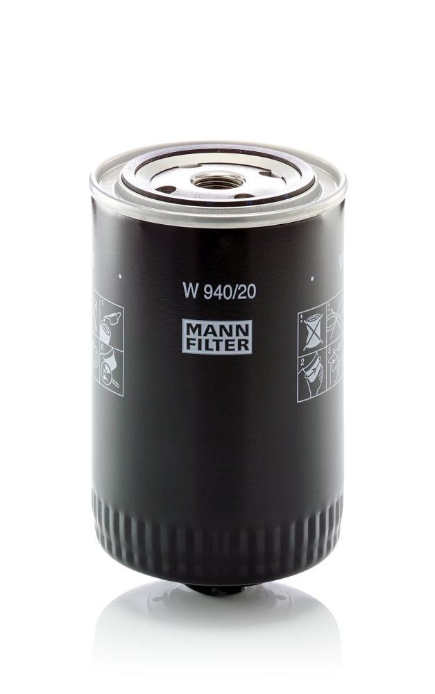 Оливний фільтр, MANN-FILTER W 940/20 Оливний фільтр, MANN-FILTER W 940/20