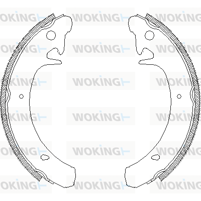 Тормозные колодки, WOKING Z4129.00 Тормозные колодки, WOKING Z4129.00