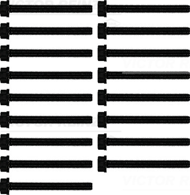 Комплект гвинтів голівки циліндра, VICTOR REINZ 14-32063-01 Комплект гвинтів голівки циліндра, VICTOR REINZ 14-32063-01