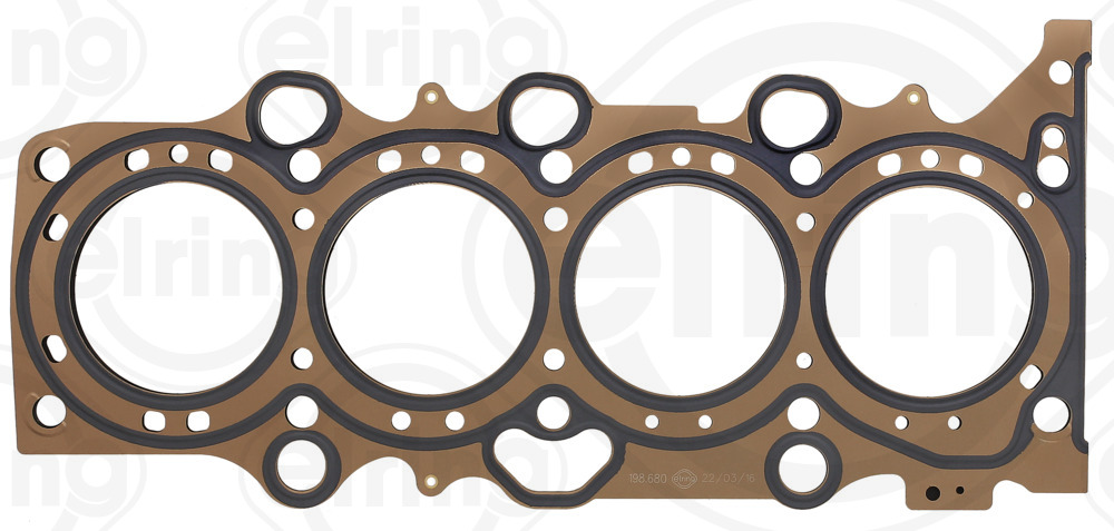 Ущільнення, голівка циліндра   198.680   ELRING