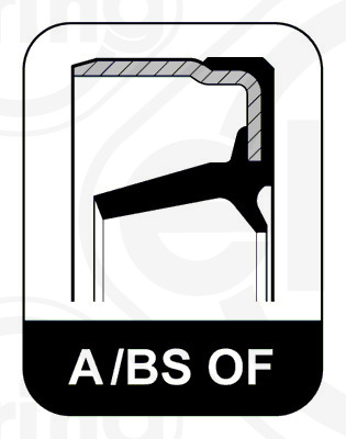 Ущільнювальне кільце вала, колінчатий вал 481.450 ELRING #1