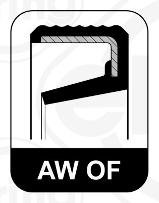 Ущільнювальне кільце вала, колінчатий вал 751.610 ELRING #1