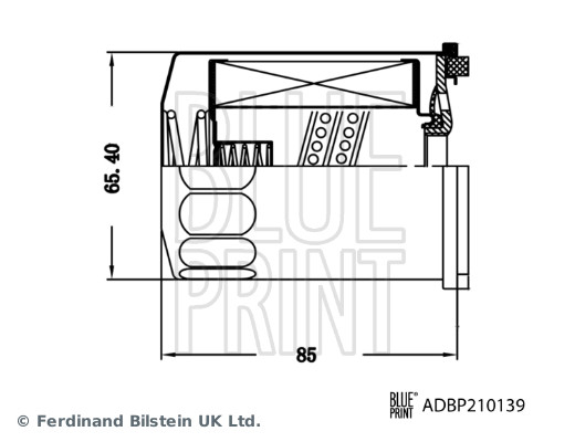 Гидрофильтр, автоматическая коробка передач   ADBP210139   BLUE PRINT