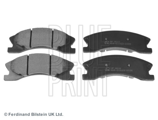 Комплект тормозных колодок, дисковый тормоз   ADA104217   BLUE PRINT