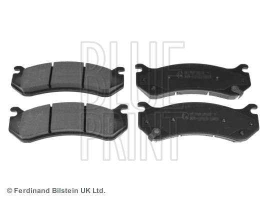 Комплект гальмівних накладок, дискове гальмо   ADA104254   BLUE PRINT