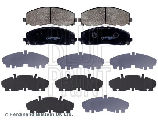 Комплект гальмівних накладок, дискове гальмо   ADA104268   BLUE PRINT