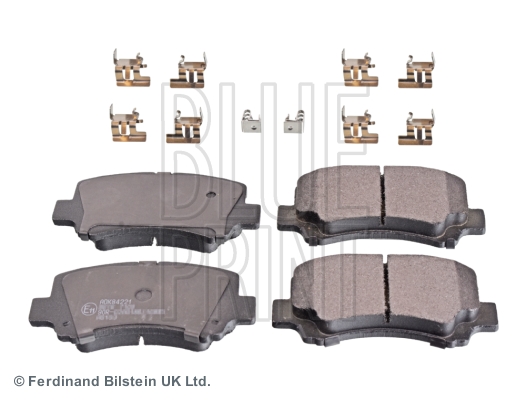 Комплект гальмівних накладок, дискове гальмо   ADK84221   BLUE PRINT