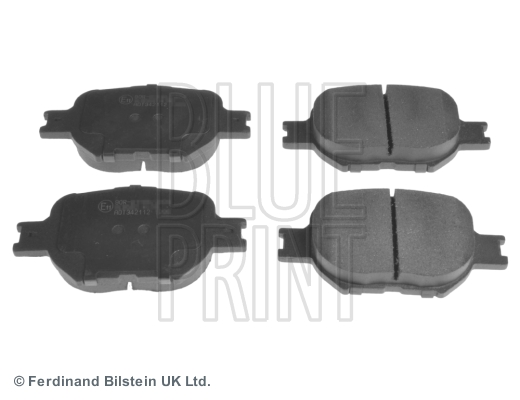 Комплект тормозных колодок, дисковый тормоз   ADT342112   BLUE PRINT