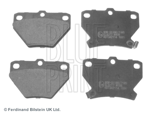 Комплект тормозных колодок, дисковый тормоз   ADT342114   BLUE PRINT