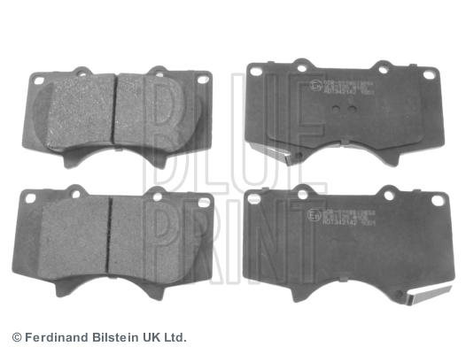 Комплект тормозных колодок, дисковый тормоз   ADT342142   BLUE PRINT