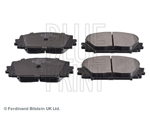 Комплект тормозных колодок, дисковый тормоз   ADT342181   BLUE PRINT