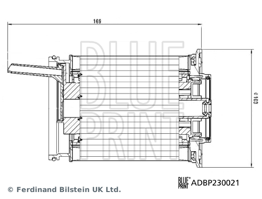 Топливный фильтр   ADBP230021   BLUE PRINT