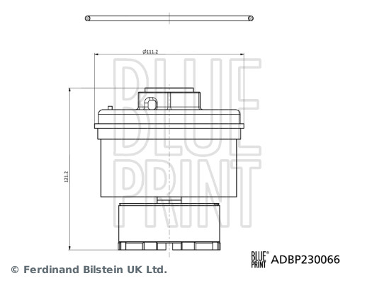 Фільтр палива   ADBP230066   BLUE PRINT