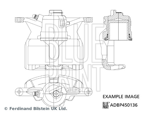 Тормозной суппорт   ADBP450136   BLUE PRINT