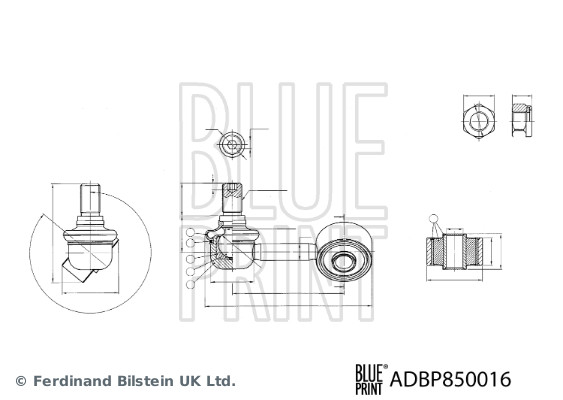 Тяга/стійка, стабілізатор   ADBP850016   BLUE PRINT