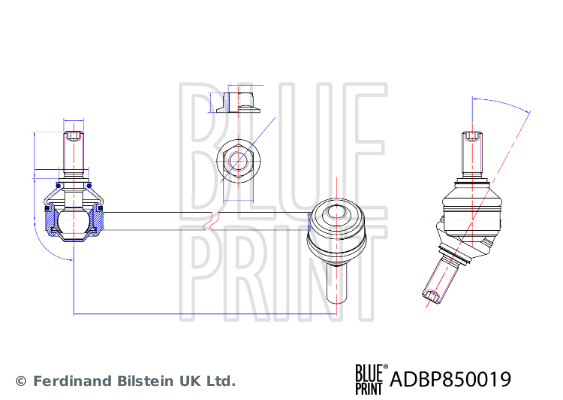 Тяга / стойка, стабилизатор   ADBP850019   BLUE PRINT