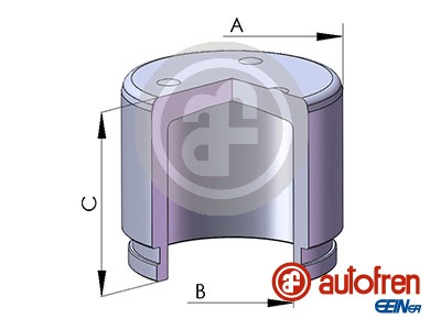 Поршень, корпус скобы тормоза   D025223   AUTOFREN SEINSA