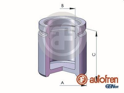 Поршень, корпус скобы тормоза   D025331   AUTOFREN SEINSA