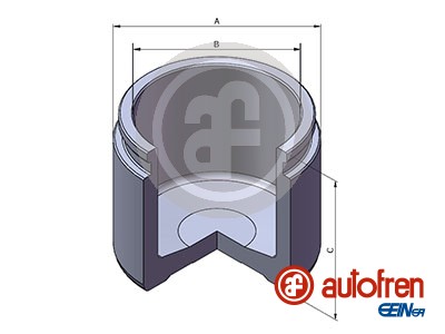 Поршень, корпус скобы тормоза   D025339   AUTOFREN SEINSA