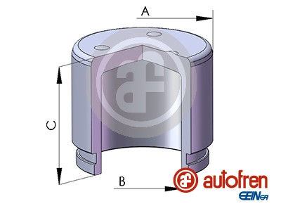 Поршень, корпус скобы тормоза   D02572   AUTOFREN SEINSA