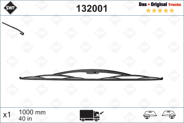 Щетка стеклоочистителя   132001   SWF