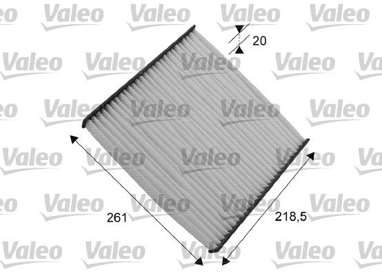 Фільтр, повітря у салоні   715552   VALEO