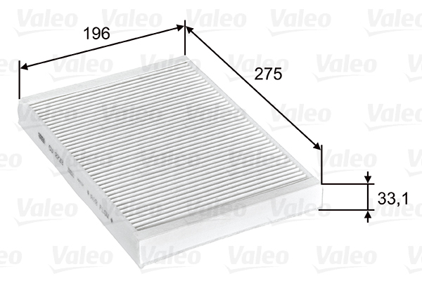 Фільтр, повітря у салоні   715597   VALEO