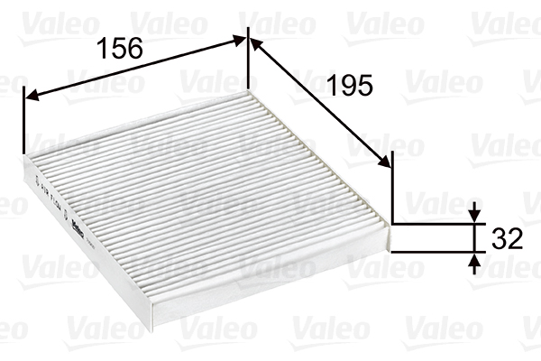 Фільтр, повітря у салоні   715637   VALEO