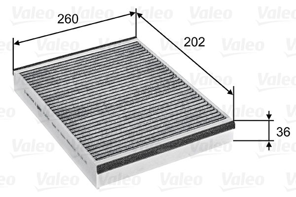 Фільтр, повітря у салоні   715757   VALEO